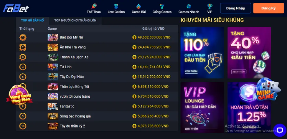Đa dạng trò chơi slot tại t88 đăng nhập